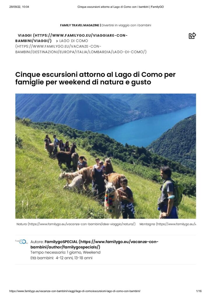 Cinque escursioni attorno al Lago di Como con i bambini FamilyGO pdf 724x1024